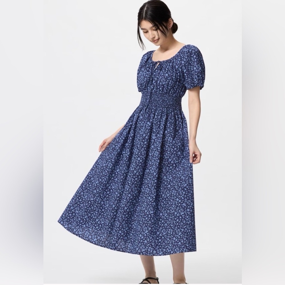 Uniqlo 100% cotton maxi dress